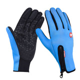 Winter Mens Women Cycling Gloves Anti-slip Motorcycle Windproof Bike Gloves Anti-shock Full Finger Mountain Bicycle Gloves