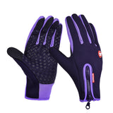 Winter Mens Women Cycling Gloves Anti-slip Motorcycle Windproof Bike Gloves Anti-shock Full Finger Mountain Bicycle Gloves