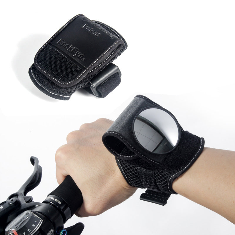 Bicycle Rear View Vision Wrist Guards Bike With Safety Reflective Mirror Riding Rearview Bike CycllingWristband Back Mirror