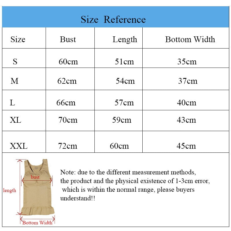 ECMLN Hot Shaper Slim Up Lift Plus Size Bra Cami Tank Top Women Body Removable Underwear Slimming Vest Corset Shapewear Dropship