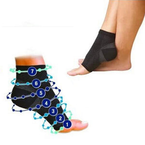 Foot angel anti fatigue compression foot sleeve Support Socks Men Brace Sock DropShipper