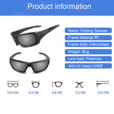 NEWBOLER Polarized Glasses Fishing Eyewear Replaceable Lens Men Sport Glassses Driving Cycling UV400 Sunglasses Gafas de pesca